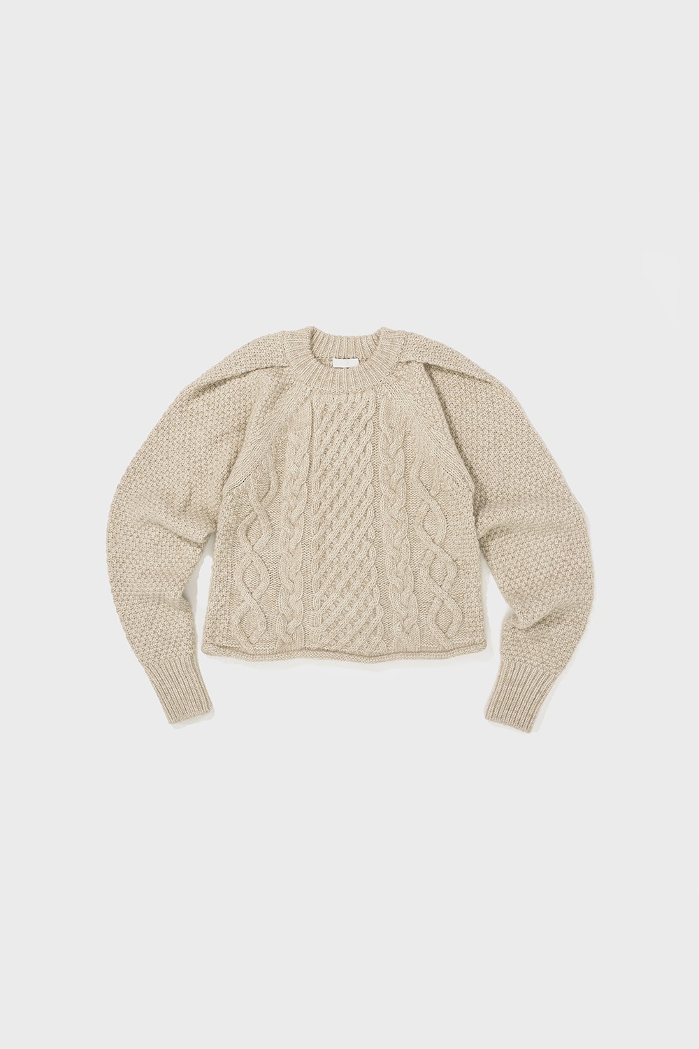 22FW CABLE TOP - BEIGE