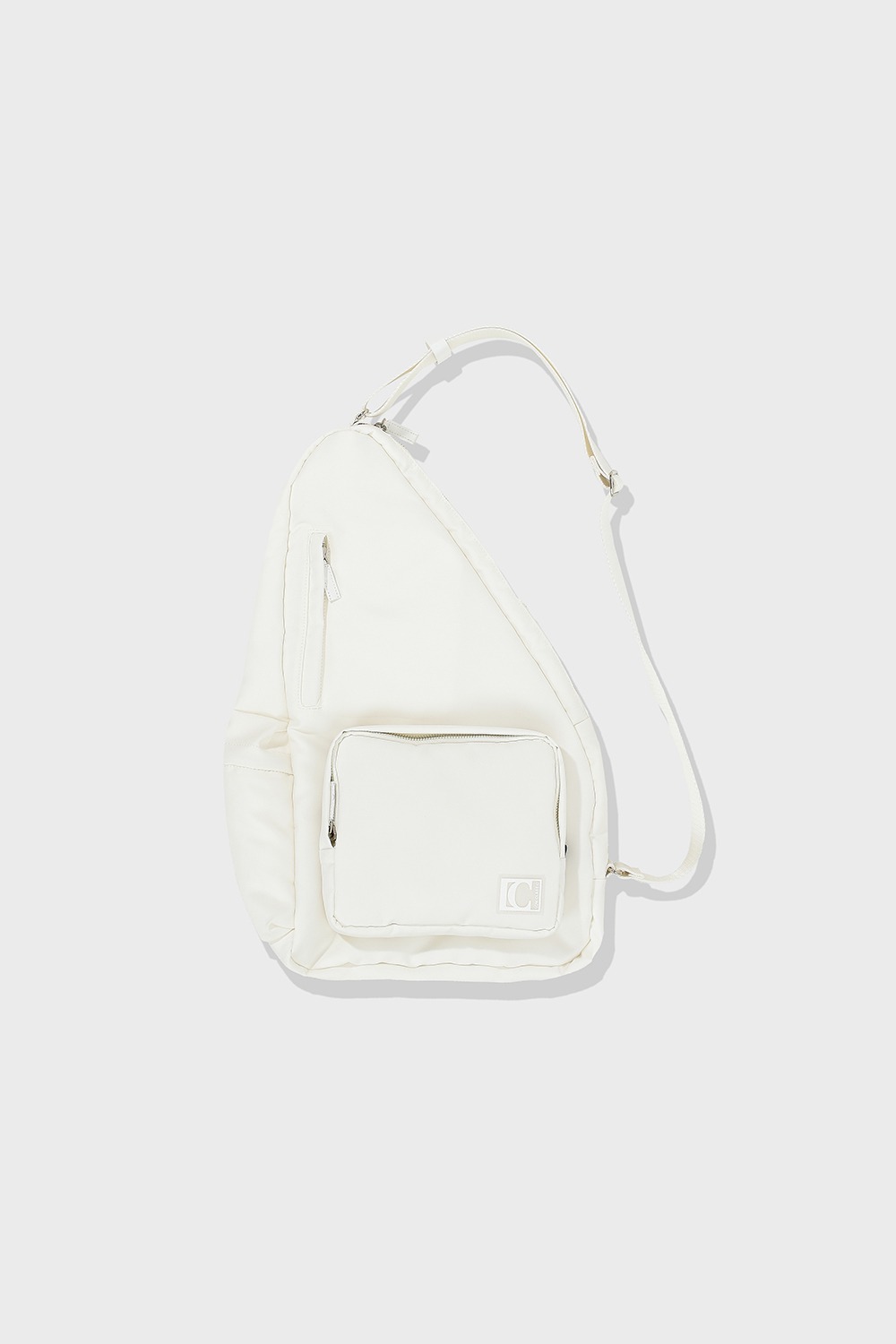 RECYCLED SLING BAG - WHITE